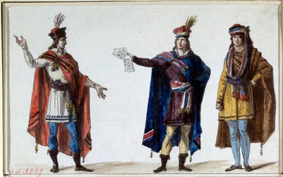 Französische Revolution: Kostüme der republikanischen Magistrate. Drucke der Brüder Lesueur