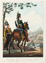 Unteroffizier des Kavalleriepioniergeschwaders, 1830-1840er Jahre