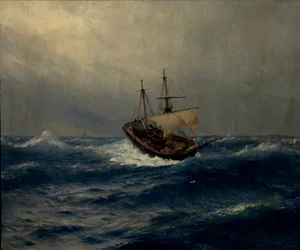 Sturm auf dem Meer, 1887