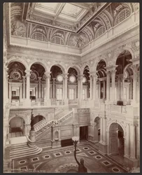 Kongressbibliothek: Große Treppenhalle
