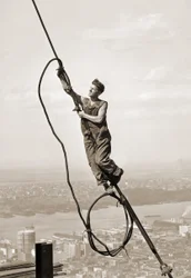 Bauarbeiter, Empire State Building, New York City