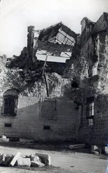 Schäden im Alcazar von Toledo nach der Belagerung