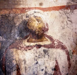 Fresko Käufer, Fresko in der byzantinischen Kirche Agios Georgios
