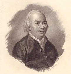 Porträt des italienischen Dichters Gian Carlo Passeroni (1713-1803), Kupferstich von Eugenio Silvestri