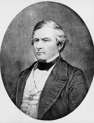 Porträt von Millard Fillmore (1800-1874), amerikanischer Anwalt und Politiker, 13. Präsident der Vereinigten Staaten von 1850 bis 1853