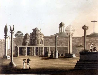 Eine maurische Moschee in Bangalore, Tafel 19 aus 