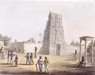 Eine Pagode in Strupermador, Tafel 23 aus 