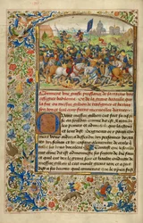 Gillion besiegt König Hector und Gillion kämpft mit dem Emir von Orbrie