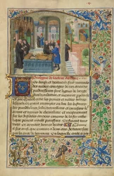 Der Autor hört die Geschichte von Gillion de Trazegnies