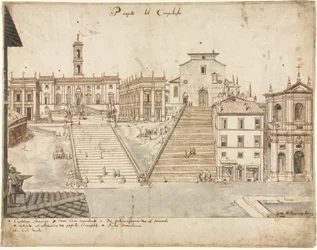 Achtzehn Ansichten von Rom: Das Kapitol, 1665