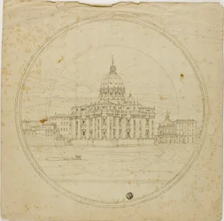 Außenansicht der Apsis, Petersdom