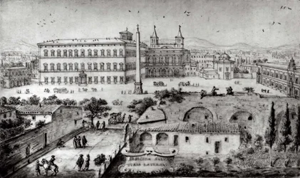 Ansicht von Lateran, Rom, 1672-73