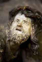 Altarbild, linkes Panel, (Detail)