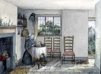 Mrs Hancocks Cottage, eines der Armenhäuser in Aynho