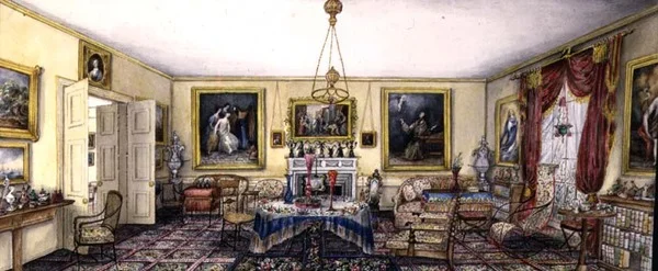 Das Wohnzimmer in Aynhoe