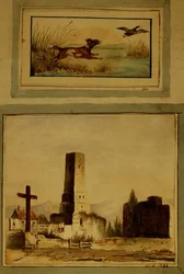 Das Denkmal und Entenflug