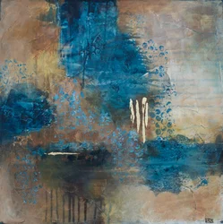 Tiefblaue abstrakte Texturen
