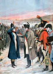 Napoleon präsentiert der Offizierin Marie Schellinck das Ehrenlegion, 1808 1894