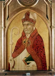 Der heilige Augustinus von Hippo, frühes 14. Jahrhundert