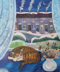 Gemütliche Katze, 2016