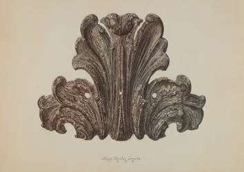 Ornamentales Eisenblatt, 1938