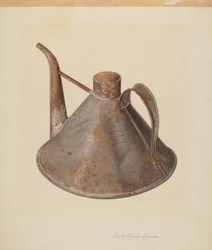 Ölkanne mit Ausguss, ca. 1938