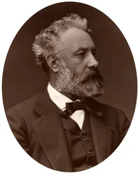 Jules Verne, französischer Schriftsteller, 1877