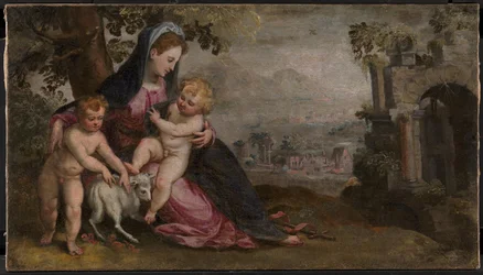 Maria mit Jesus und Johannes