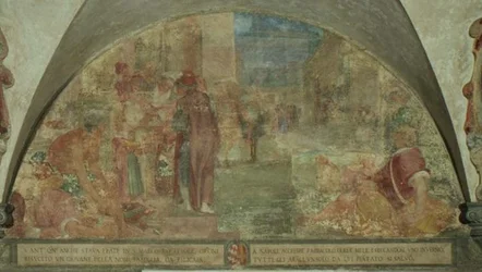 St. Antoninus erweckt einen jungen Mann der Familie Filicaia von den Toten