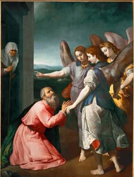 Das Versprechen der drei Engel an Abraham