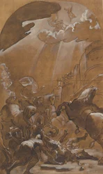 Die Bekehrung des Heiligen Paulus, ca. 1587-89