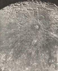 Mondfotografie Strahlung von Tycho - Zunehmende Phase