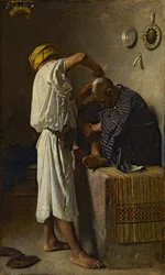 Ein orientalischer Friseursalon