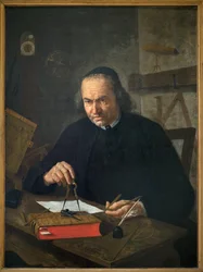 Porträt von Abbe Nicolas Joseph Neuray (1706-1774). Gemälde von Leonard Defrance (1735-1805)