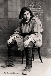 John Martin-Harvey 1863-1944, englischer Schauspieler, frühes 20. Jahrhundert