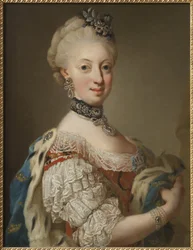 Porträt von Sophia Magdalena von Dänemark, Königin von Schweden