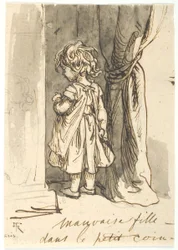 Das unartige Mädchen in der Schandecke