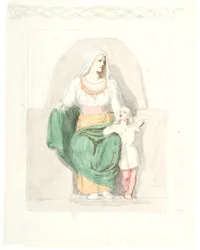 Frigga mit Gersimi