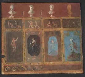 Wanddekorationen für Valhøj 1838/1839