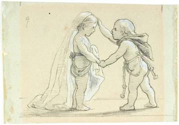 Vignette mit zwei Kindern