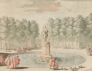 De Zes-weg von Phaunus nach dem Bild von Ceres zu sehen, in: Tooneel Der Voornaamste Nederlan...