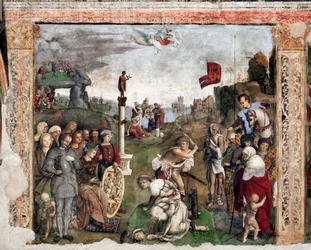 Leben der hl. Cäcilia: Martyrium von St. Valerian und Tiburtius