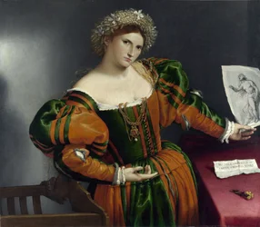 Porträt einer Venezianerin als Lucrezia