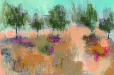 Träumerische abstrakte Landschaft