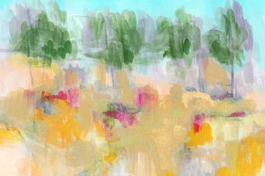 Lebendige Feldlandschaft