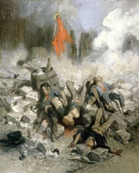 Revolution von 1848: Barrikaden in Paris