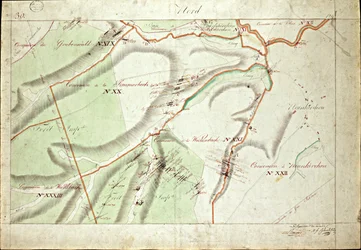 Atlas der Konzessionen des Kohlefeldes der Saar von Herrn Beaunier & Calmelet, Ingenieure des Bergbaukorps