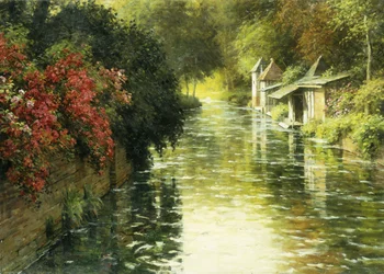 Französische Flusslandschaft