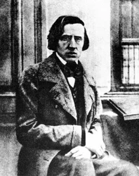 Frédéric Chopin, polnischer Pianist und Komponist, 1849