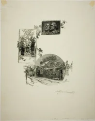Eingang zu Rousseaus Atelier und dem Millet-Haus